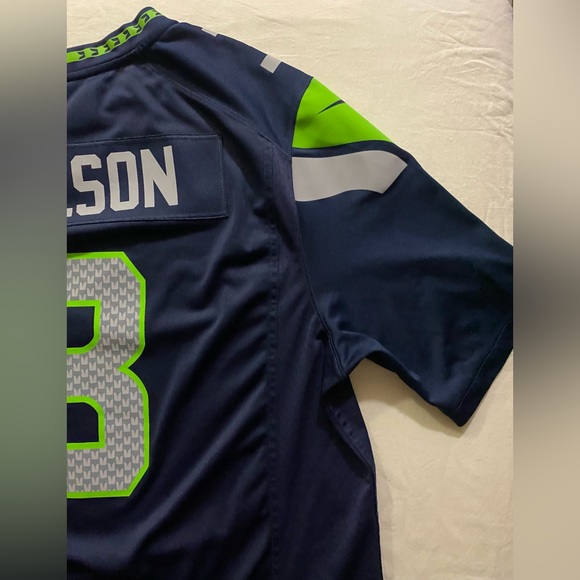 Seattle Seahawks Jersey Nike On Field Mens XL Blue #3 Russell Wilson NFL - Picture 8 of 9